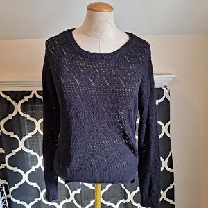 Navy Blue Sweater Medium Tally Weijl